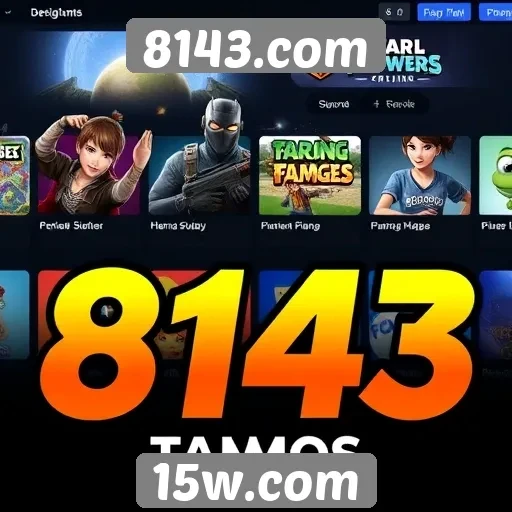 Ranking dos jogos mais populares em 8143.com